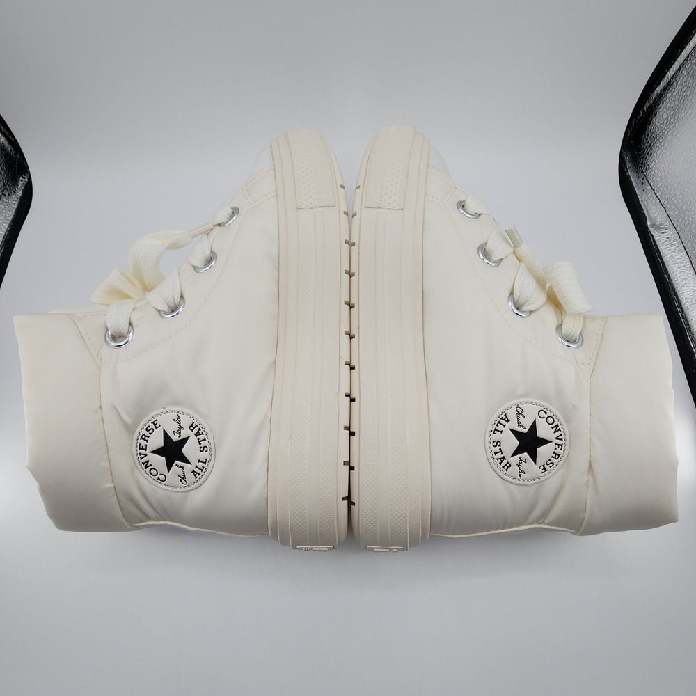Converse Chuck Taylor All Star Element Boot Womens Size 8.5 Cream Puffer NEW - Picture 6 of 10